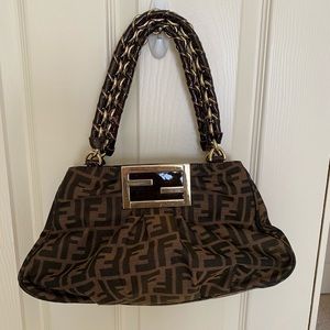 Fendi Zucca Mia Shoulder Bag